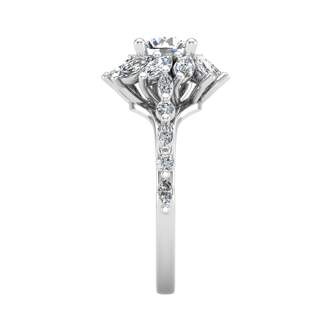 Melissa Halo Engagement Ring